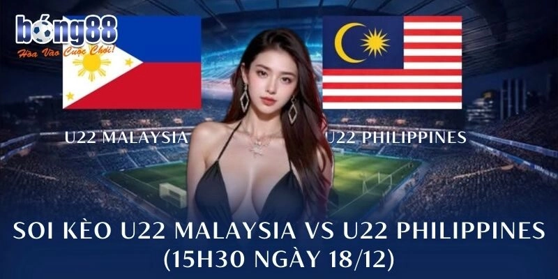 Nhận định U22 Malaysia vs U22 Philippines (15h30 ngày 18/12) với phân tích phong độ, chiến thuật, lịch sử đối đầu và dự đoán tỷ số sát thực tế.